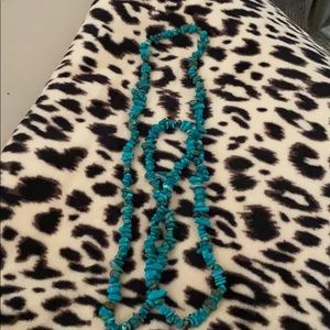 Navajo turquoise string necklace